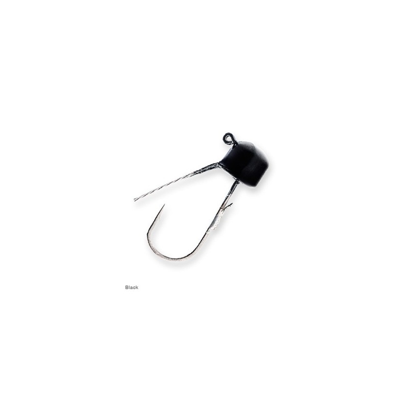 Z-Man Finesse ShroomZ Weedless Ned Rig Jigheads – 1/10oz – Black