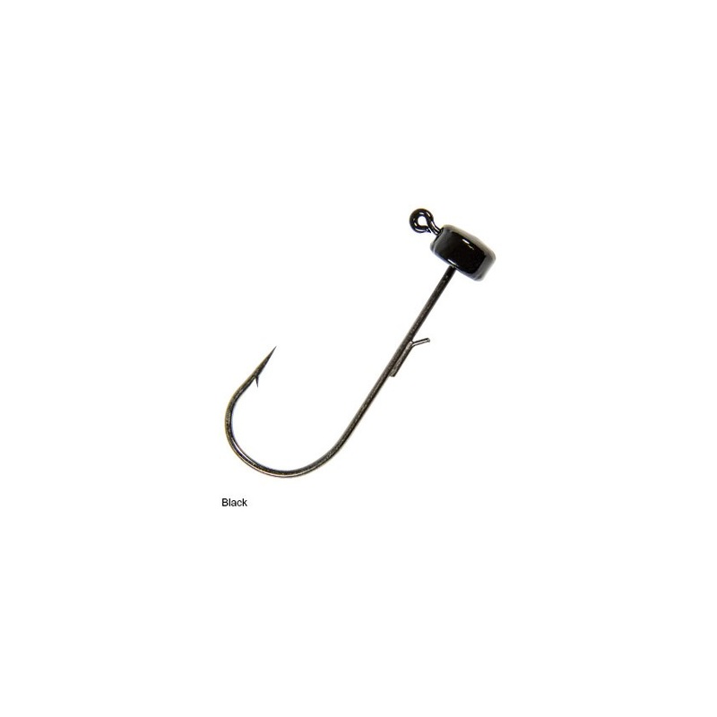 Z-Man Mag ShroomZ Jig Worm Jigheads – 1/8oz – Black