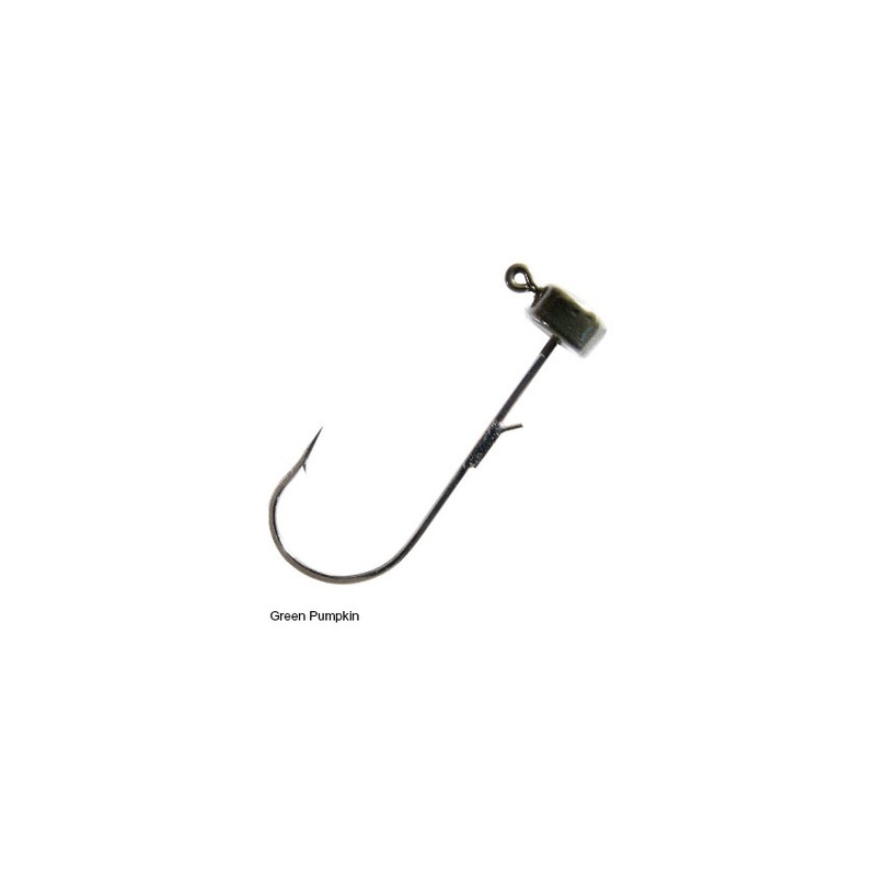 Z-Man Mag ShroomZ Jig Worm Jigheads – 1/8oz – Green Pumpkin
