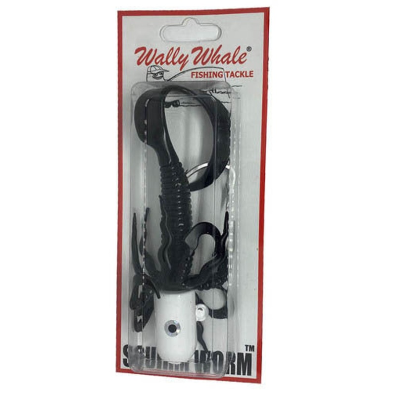 Zak Wally Whale Squirm Worm 4oz Black