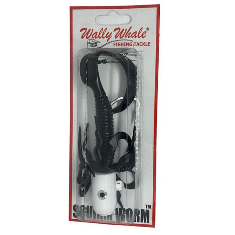 Zak Wally Whale Squirm Worm 6oz Black