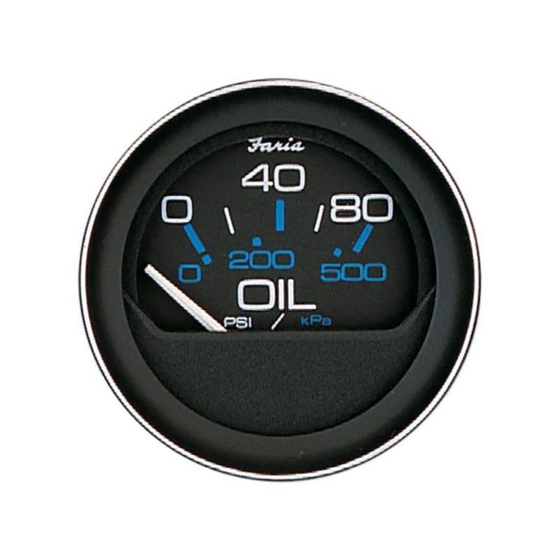 Faria Coral 0-80 Oil Pressure Gauge