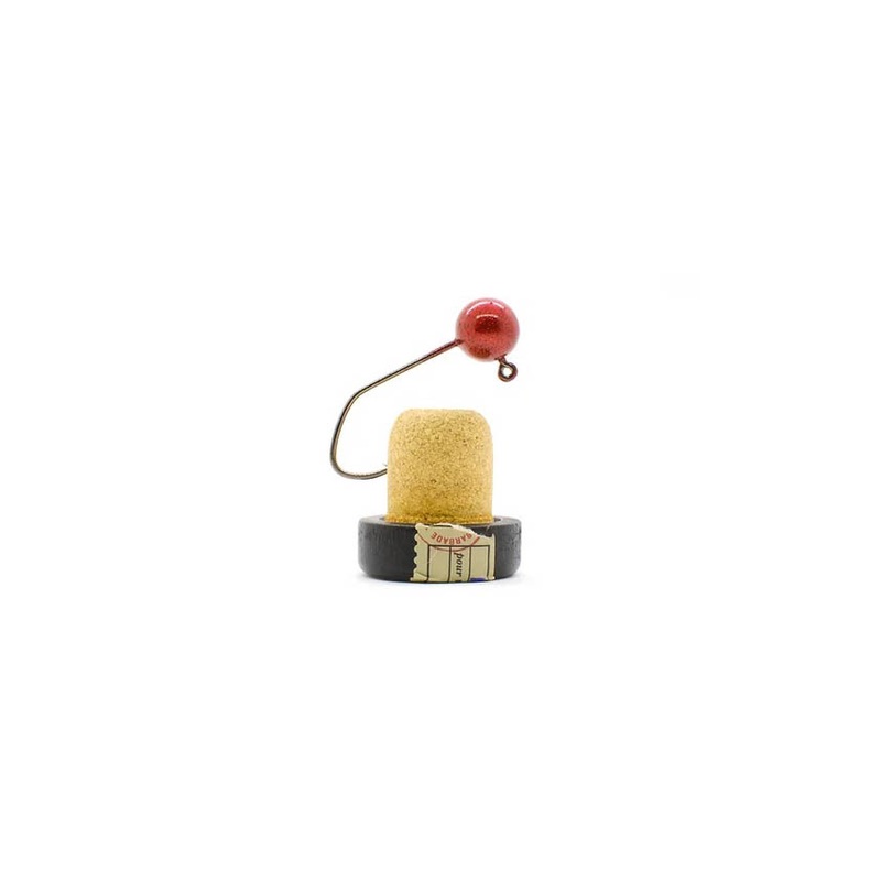 Jig Geek Jig Head – Flame Red|1/2oz with 3/0 Hook 4pk