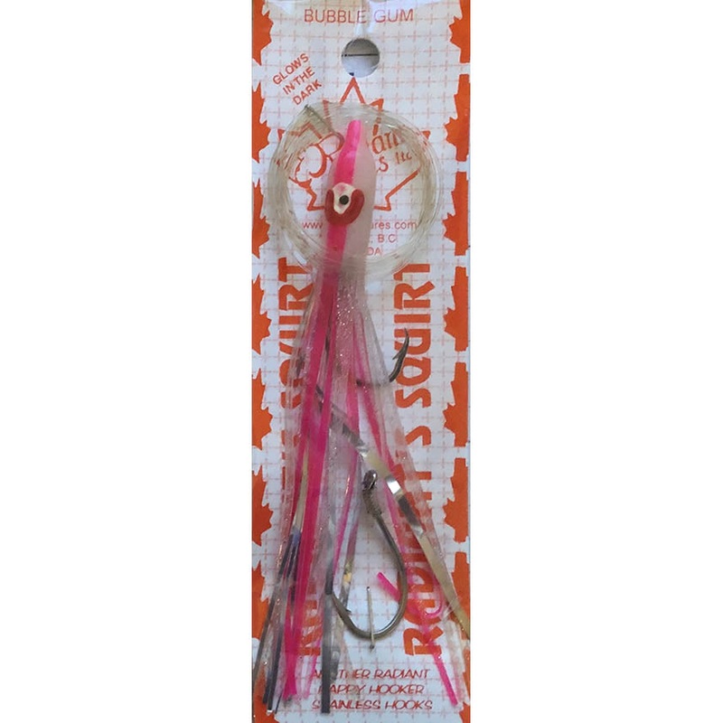 Radiant Hoochies Rigged Needlefish – Bubble Gum