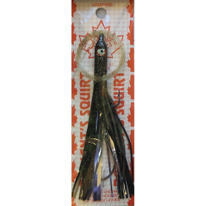 Radiant Hoochies Rigged Needlefish – Vampire