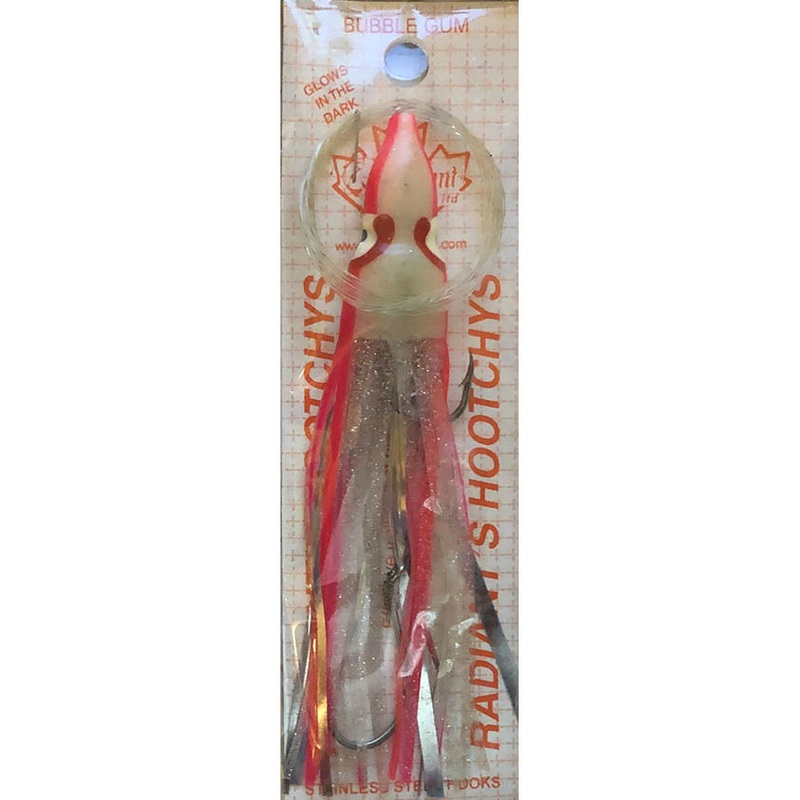 Radiant Hoochies Rigged Octopus – Bubble Gum