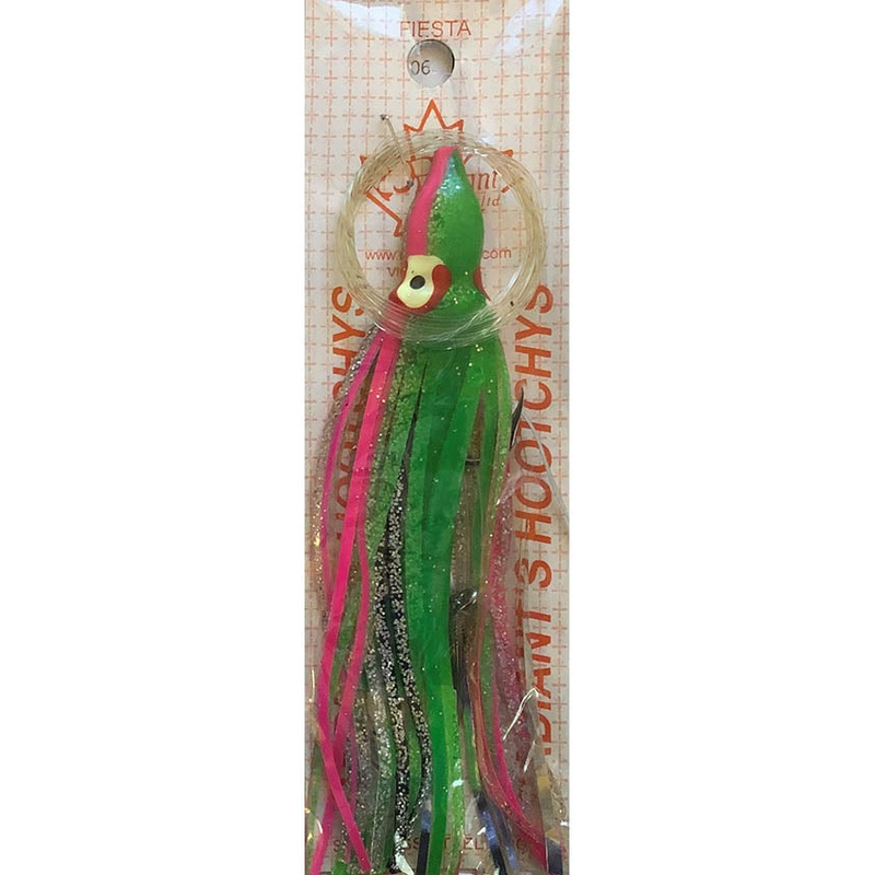 Radiant Hoochies Rigged Octopus – Fiesta