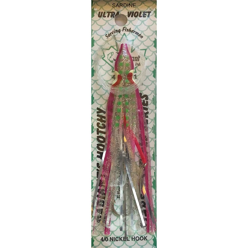 Radiant Hoochies Rigged Octopus – Sardine