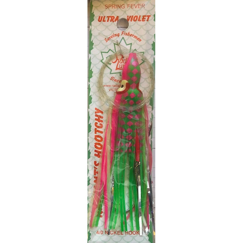 Radiant Hoochies Rigged Octopus – Spring Fever