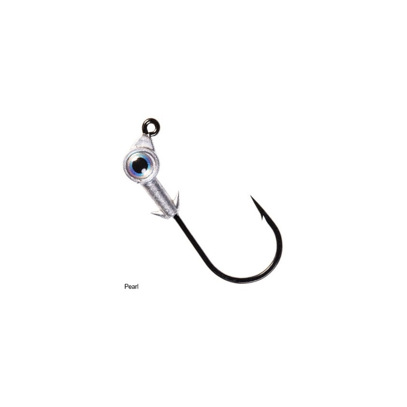 Z-Man Swimbait Eye Jig Head – 1/2oz 5/0 Pearl 3pk
