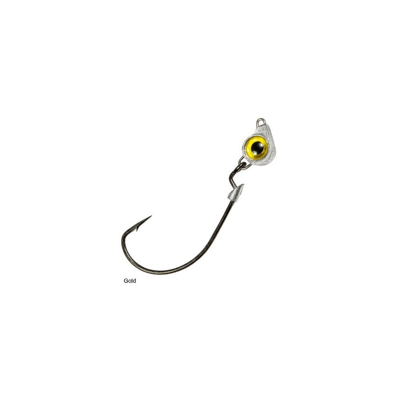 Z-Man Texas Eye Finesse Jighead – 1/8oz Gold