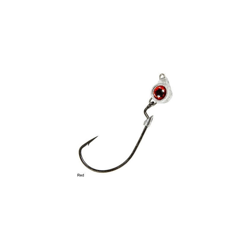 Z-Man Texas Eye Finesse Jighead – 1/8oz Red