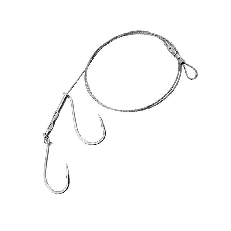Gibbs Halibut Rig – Stainless 9/0 Single Hooks