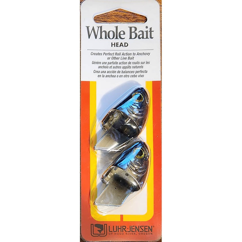 Luhr Jensen Whole Bait Head – Chrome Black