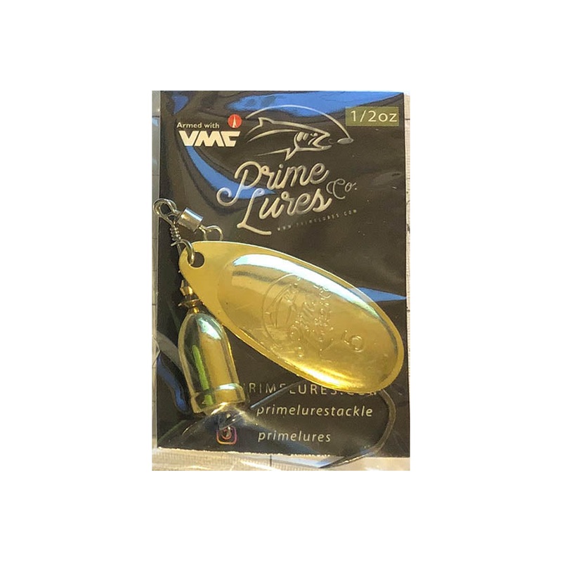 Prime Lures #5 (1/2oz) Spinner – Brass
