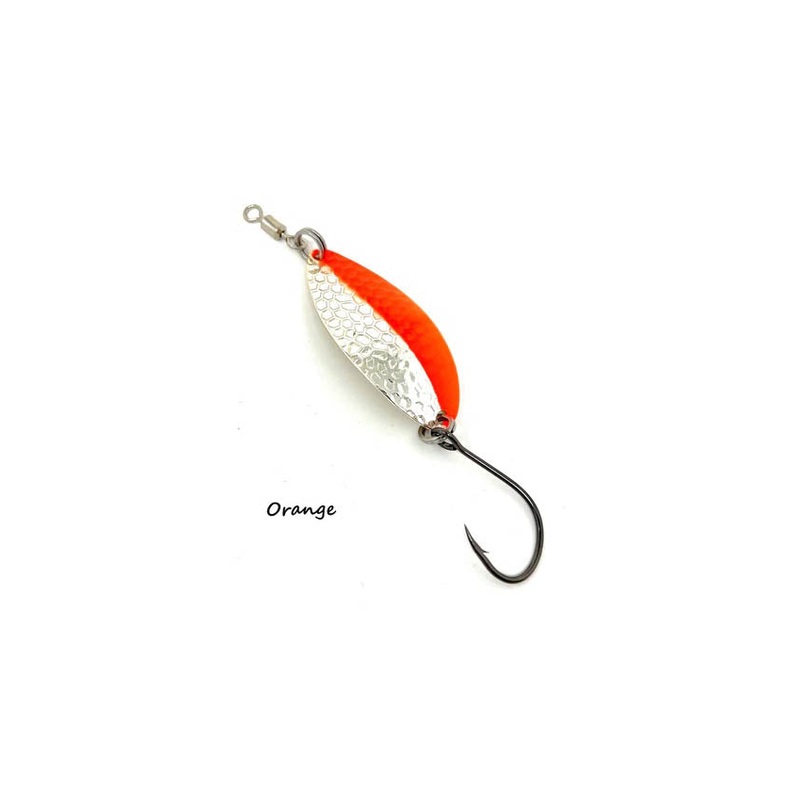 Prime Lures Oval Spoon 5/8oz – Orange
