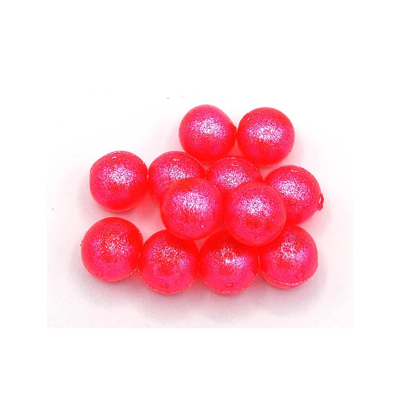 Unreel Tackle Soft Beads – Polar Frost Fluorescent Red