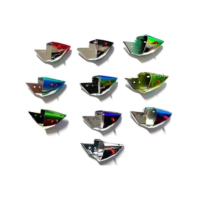 Anchovy Classic Teaser Heads 10 Pack – Chrome