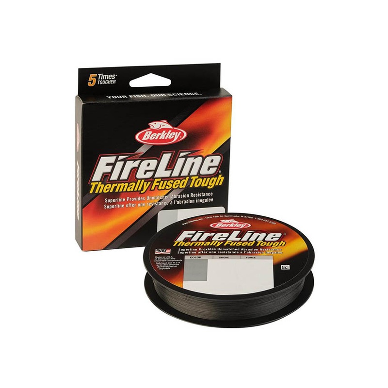 Berkley FireLine 8 Strand Superline – 10lbs Smoke