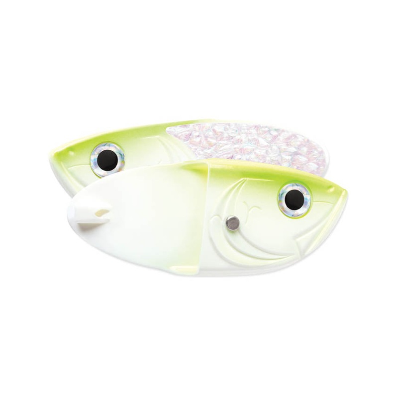 Luhr Jensen Cut Bait Head – Chartreuse Glow