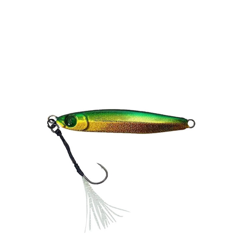 Mustad Mezashi Casting Jig – Green Gold