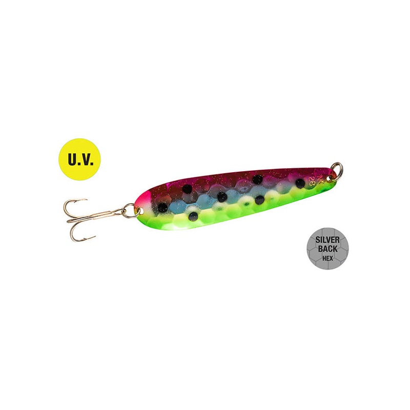 Northern King Lures 4D Trolling Spoon 3-5/16 – UV Watermelon