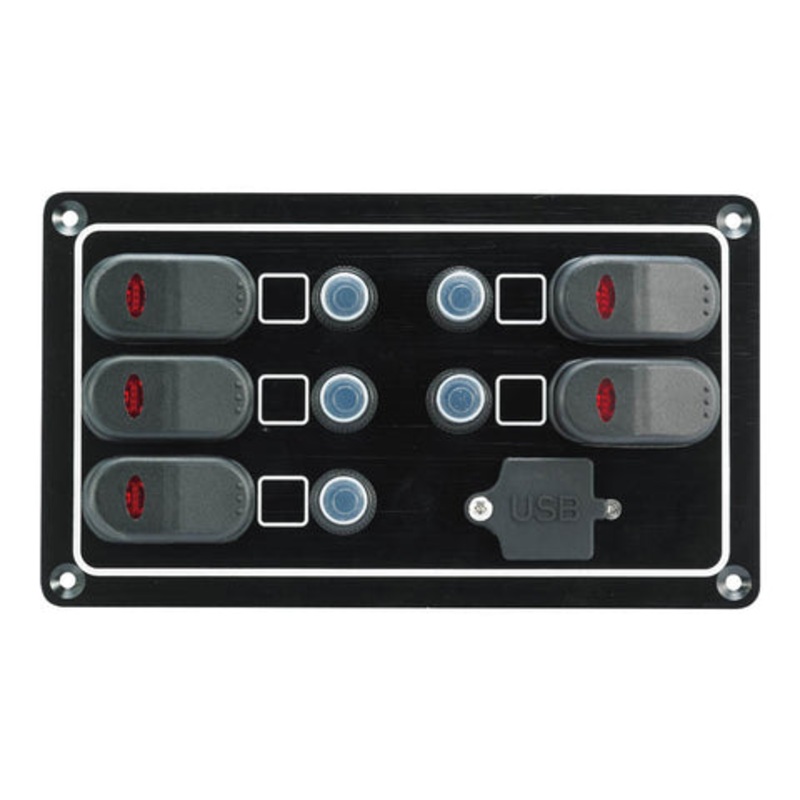 Victory Bilge Panel with Rocker Switch And Alarm