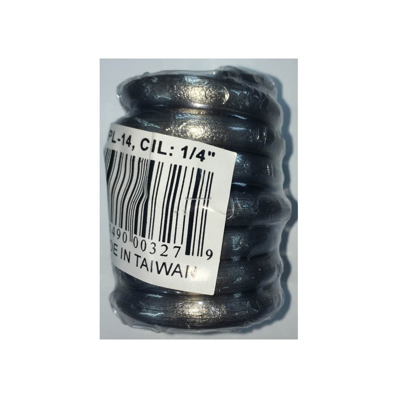 Angler 1lb Roll Hollow Core Pencil Lead 1/4