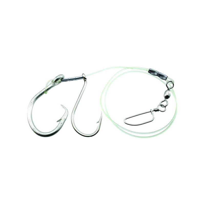 Gibbs Halibut Rig – Perlon With Snap 10/0S, 16/0 Circle