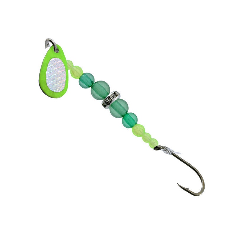 Gibbs Wedding Band II – Chartreuse/Hex with Green Bead