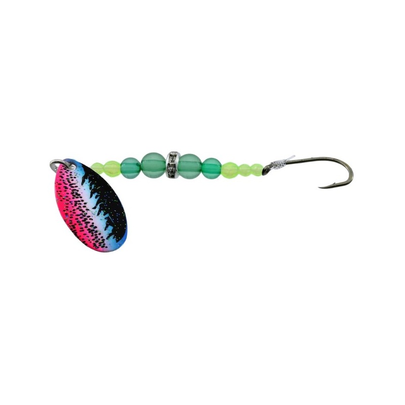 Gibbs Wedding Band Sparkler – Rainbow Tiger/Green Bead