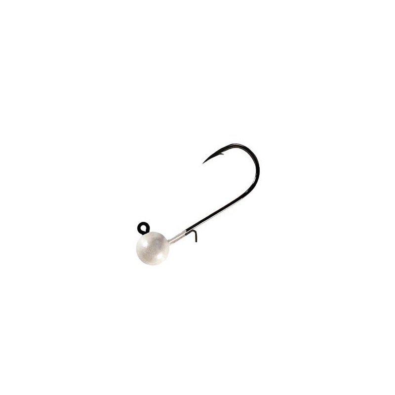 Hawken Aerojig Jig Pw Jig Heads- 1/4oz Pearl White