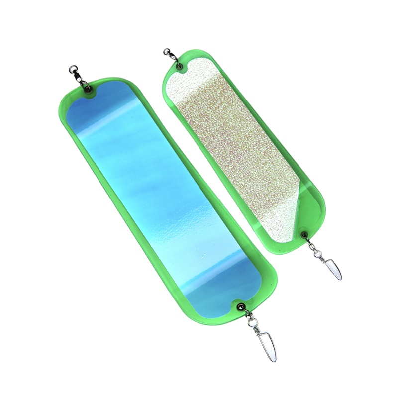 Oki 360 Finned Flasher – Green UV Moonjelly/Glow Crush