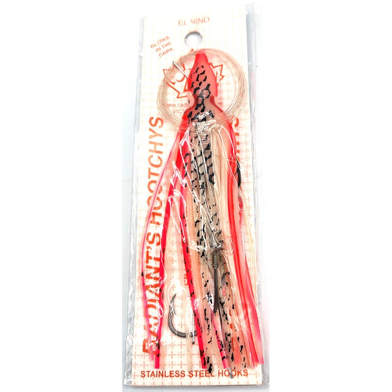 Radiant Hoochies Rigged Octopus – El Nino