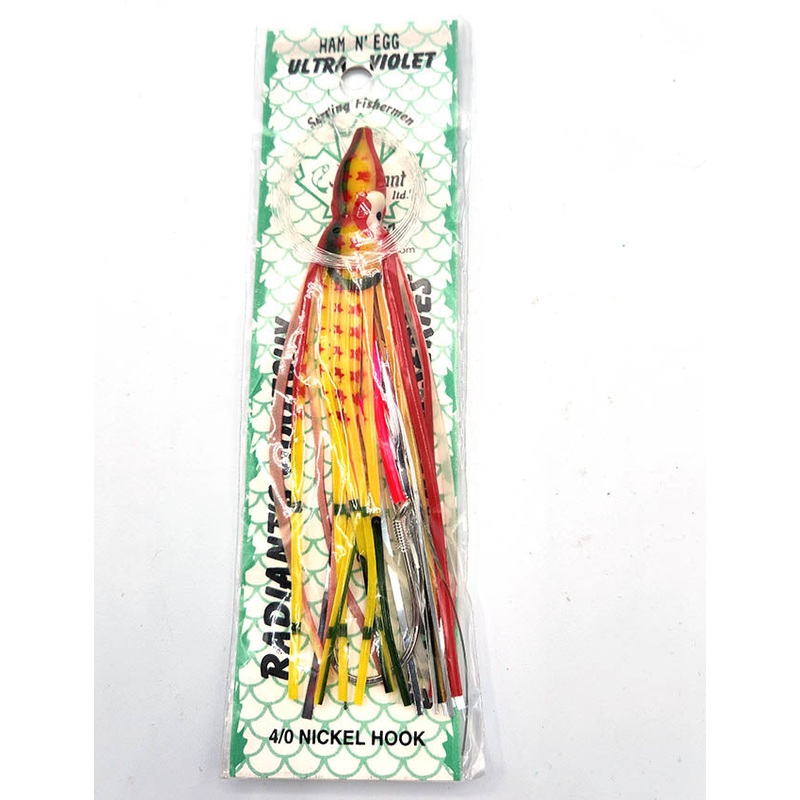 Radiant Hoochies Rigged Octopus – Ham N’ Egg