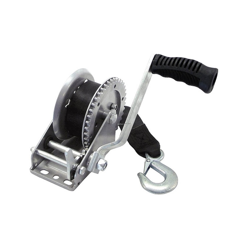 Shoreline Marine 1200lb Trailer Winch with Strap