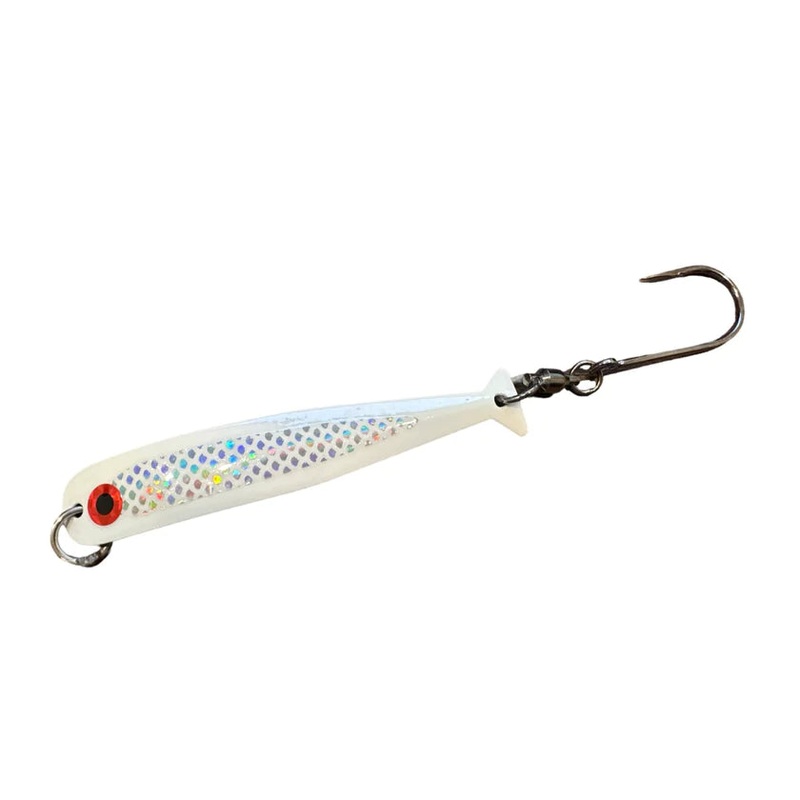 Westcoast Fishing Tackle Fish-E Spoon – White Double Glow