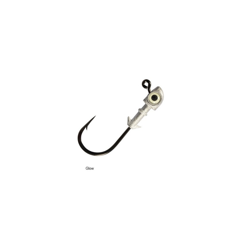 Z-Man Diezel Eye Jigheads – Glow