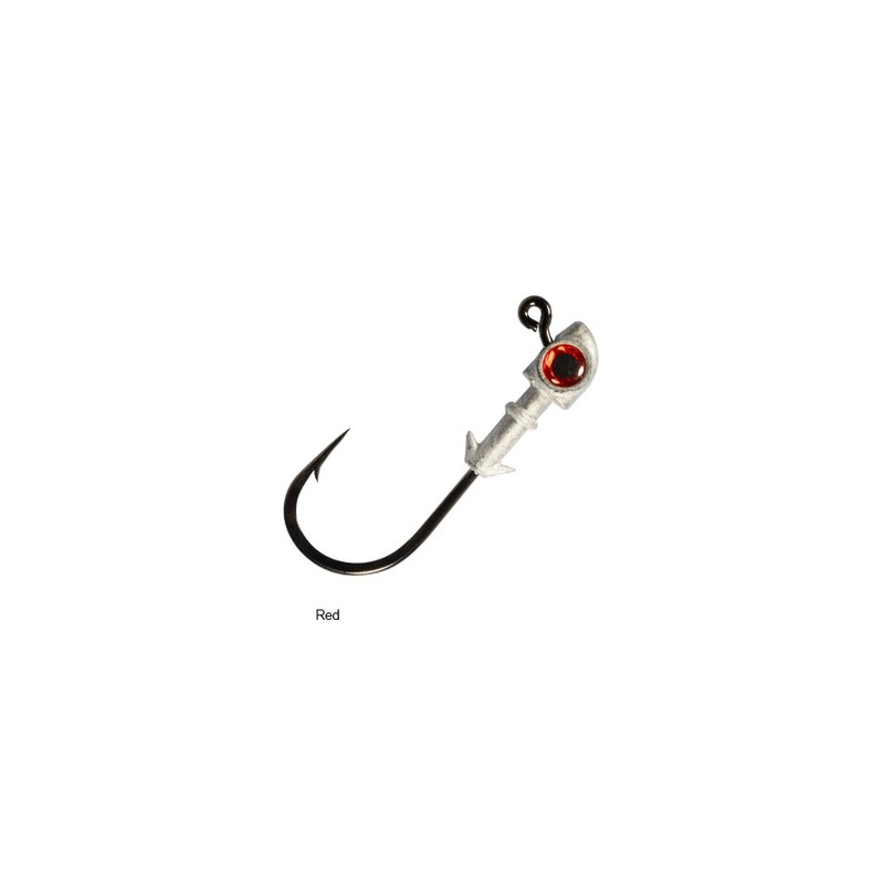 Z-Man Diezel Eye Jigheads – Red
