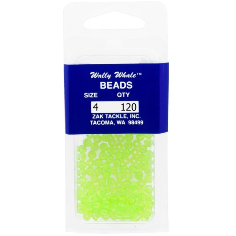 Zak Tackle Beads – Chartreuse||4 – 120 pack||5 – 80 pack