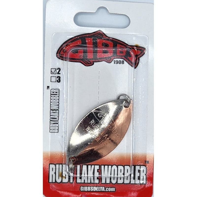 Gibbs Delta Ruby Lake Wobbler – 50/50 Nickel/Copper