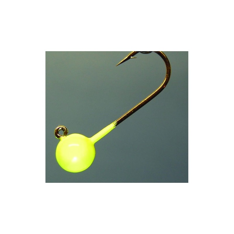 Hawken Aerojig Jig Plain Jighead – Chartreuse