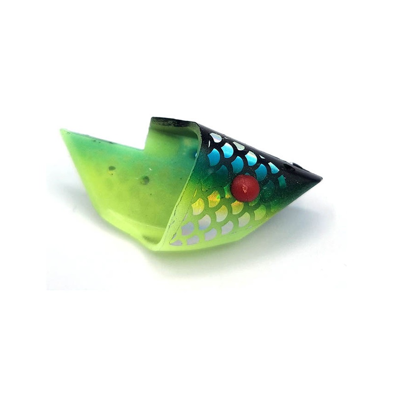 Rhys Davis Anchovy Special Glow Chartreuse Herring Aid Teaser Head – Bulk (1252)