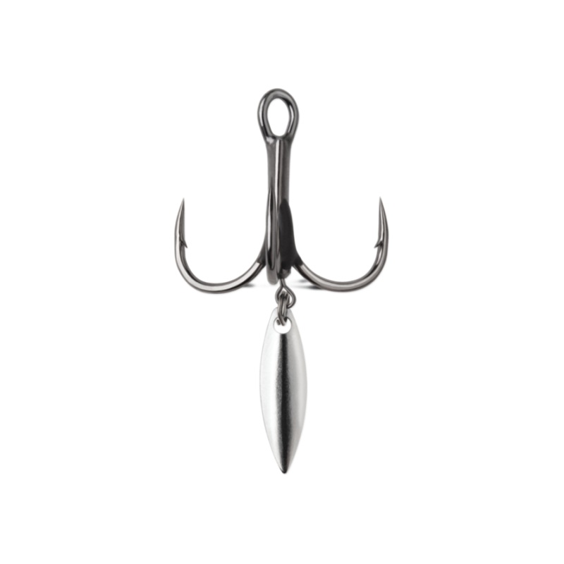 VMC Bladed Hybrid 1X Strong-Short Shank Treble