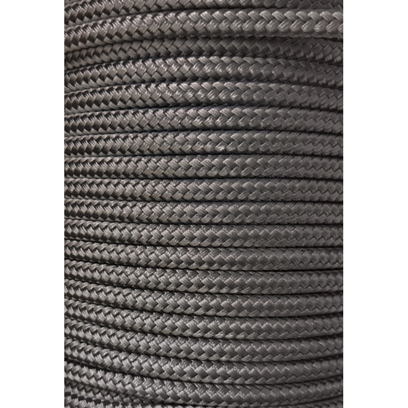 Double Braid Nylon Rope (per foot) – Black
