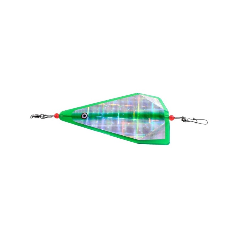 Gibbs Inline Flasher – UV Green Haze Stripe