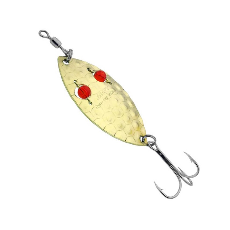 Gibbs Ruby Eye Wiggler – #2 Hammered Brass
