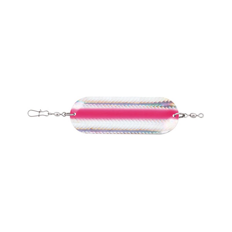 Luhr Jensen Trout & Kokanee Dodger – Chrome/OPink Reflex