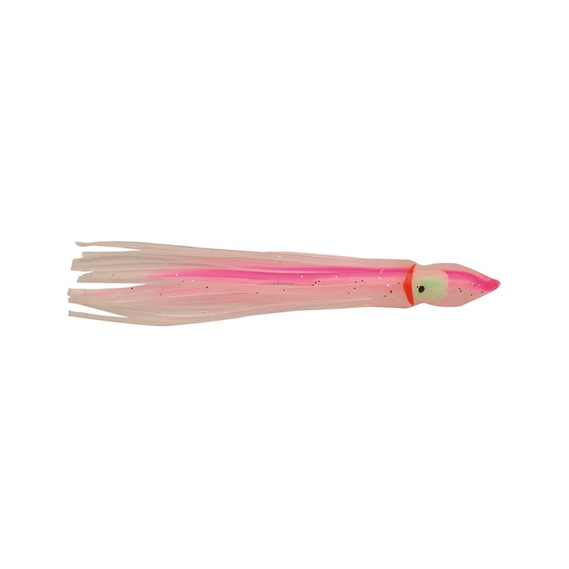 P-Line Sunrise Squid Skirt Unrigged 5pk – Clear Pearl with Pink