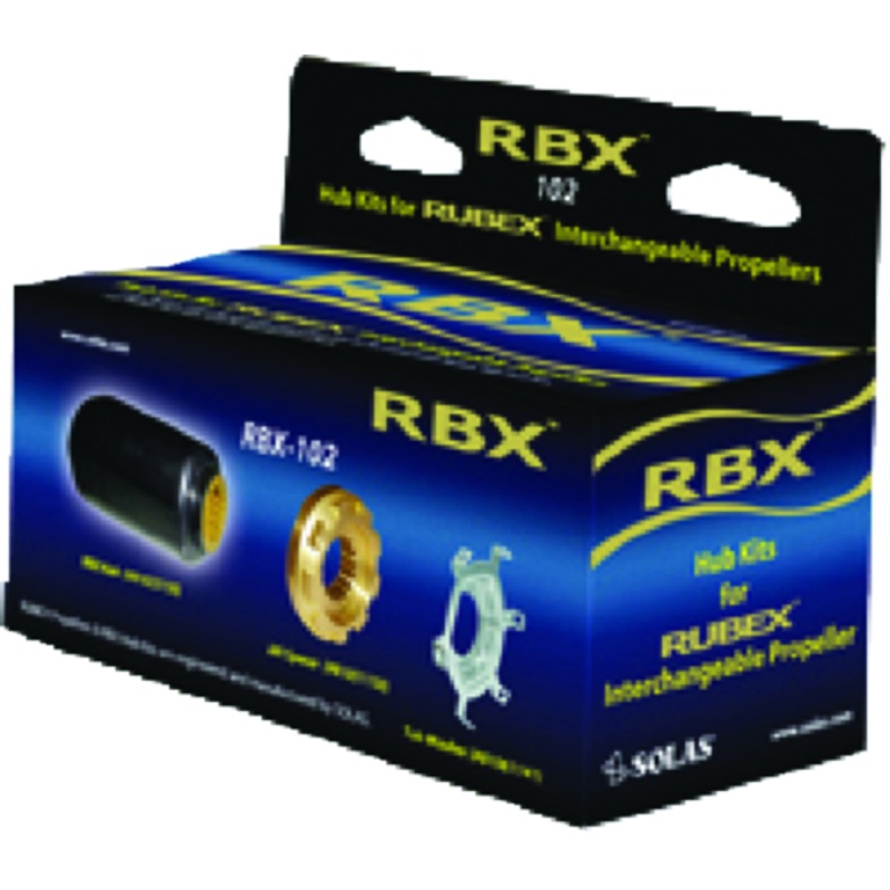 Solas 17015300 RBX-102 Interchangeable Hub Kit For Rubex Propeller, D- & E-Series